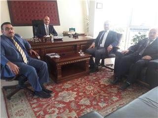 YENİ GÖREVE  BAŞLAYAN TEPEBAŞI MÜFTĞSĞNE HAYIRLI OLSUN ZİYARETİ